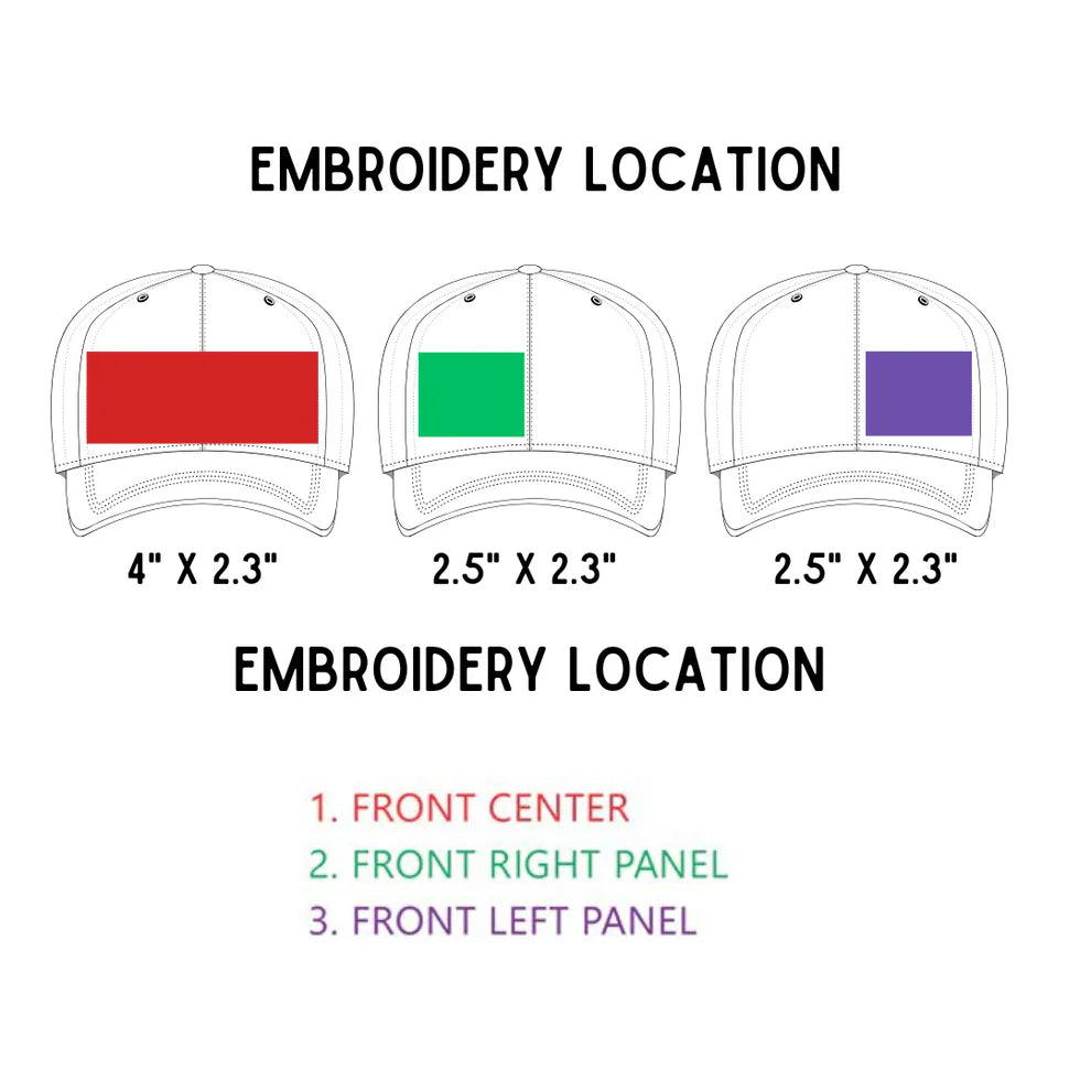 Flash Sale – Custom Embroidered Caps (6-24 pcs)