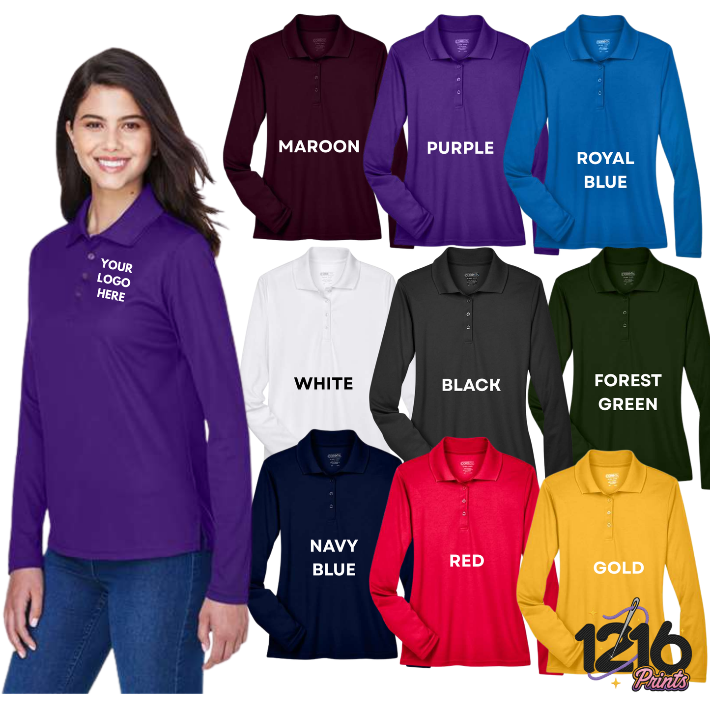 Ladies Longsleeve Polos