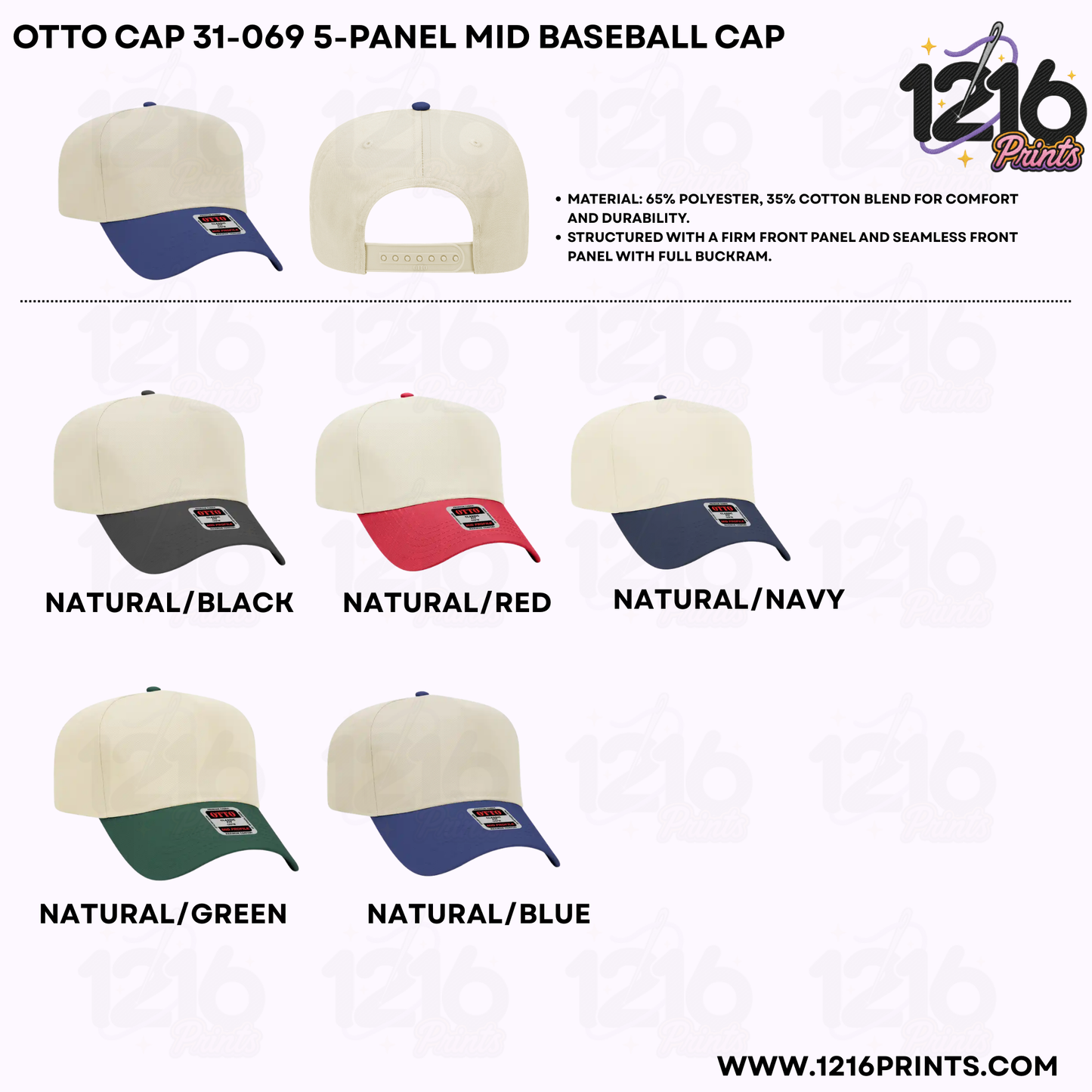 Flash Sale – Custom Embroidered Caps (6-24 pcs)