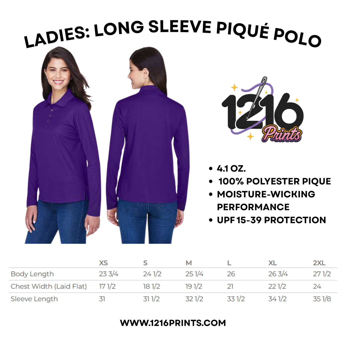 Ladies Longsleeve Polos